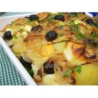 Bacalhau Gratinado com Maionese